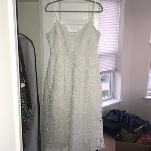 ASTR White Lace Midi